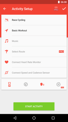Скриншот приложения Runtastic Road Bike GPS - №6