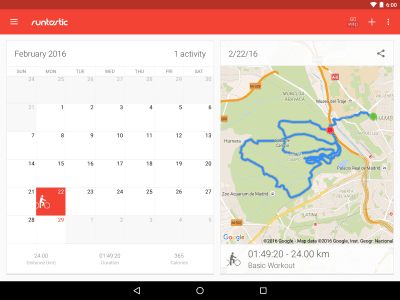 Скриншот приложения Runtastic Road Bike GPS - №9