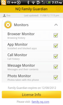 Скриншот приложения NQ Family Guardian - №3
