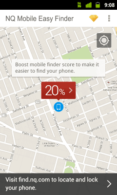 Скриншот приложения NQ Mobile Easy Finder - №1