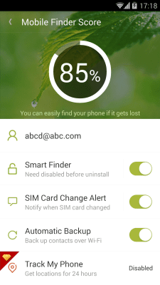 Скриншот приложения NQ Mobile Easy Finder - №2