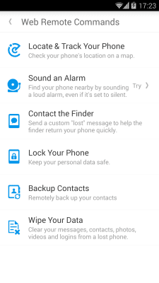 Скриншот приложения NQ Mobile Easy Finder - №5