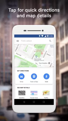 Скриншот приложения Google Maps Go - №1