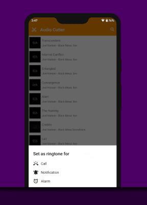 Скриншот приложения AIMP: Аудионожницы - №4