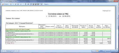 Скриншот приложения Программа «Снабженец» - №4