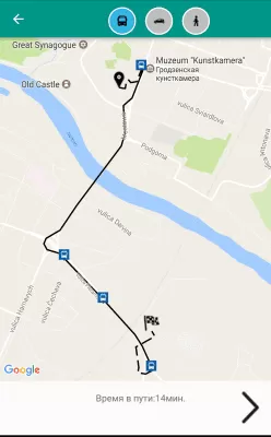 Скриншот приложения BusGrodno - №3