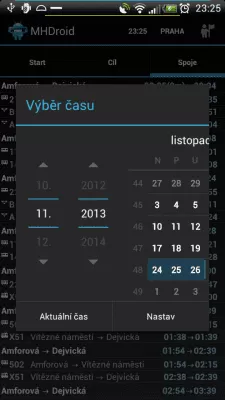 Скриншот приложения MHDroid Public Transport - №5