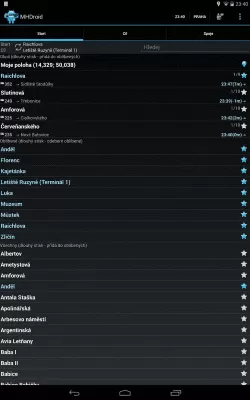 Скриншот приложения MHDroid Public Transport - №9