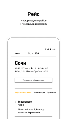 Скриншот приложения Sheremetyevo airport - №2