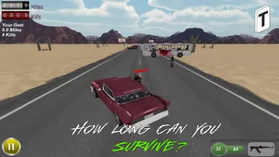 Скриншот приложения Drive With Zombies 3D - №2