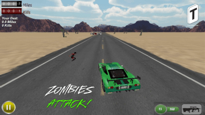 Скриншот приложения Drive With Zombies 3D - №3