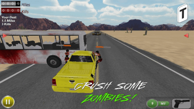 Скриншот приложения Drive With Zombies 3D - №5