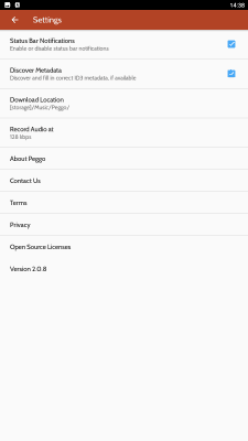 Скриншот приложения Peggo - №5