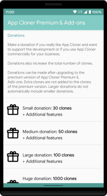 Скриншот приложения App Cloner Premium & Add-ons - №2