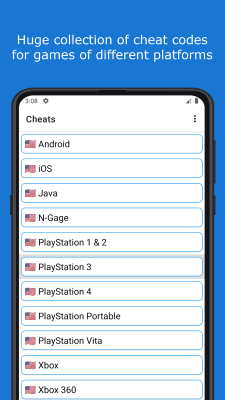 Скриншот приложения Oiynsoft Cheats - №2