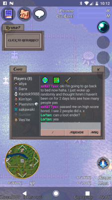 Скриншот приложения WinterSun MMORPG (Retro 2D) - №4