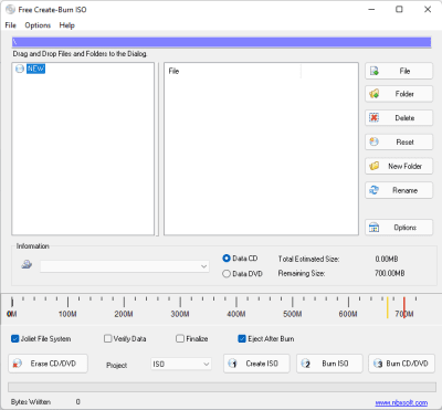 Скриншот приложения Create-Burn ISO Image - №1