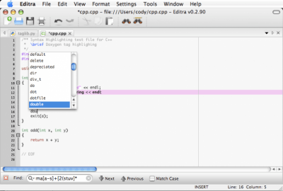 Скриншот приложения Editra - №4