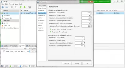 Скриншот приложения Deluge - №4