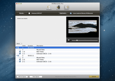 Скриншот приложения DVDRemaster Pro - №3