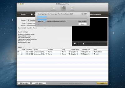 Скриншот приложения DVDRemaster Pro - №4