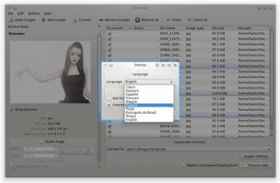 Скриншот приложения Converseen - №3