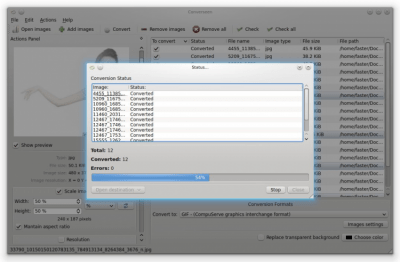 Скриншот приложения Converseen - №4