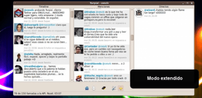 Скриншот приложения Turpial - №4