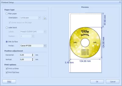 Скриншот приложения RonyaSoft CD DVD Label Maker - №3