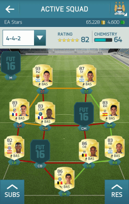 Скриншот приложения EA SPORTS FIFA 16 Companion - №3