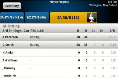 Скриншот приложения Yahoo! Cricket - №6