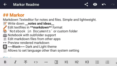 Скриншот приложения Markor: Markdown Editor - №9
