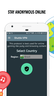 Скриншот приложения Shuttle VPN - №2