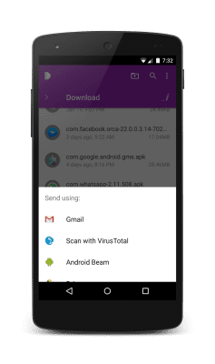 Скриншот приложения VirusTotal Uplink - №5