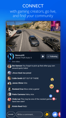 Скриншот приложения Facebook Gaming для Android - №2