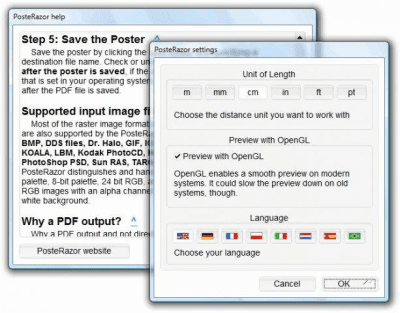 Скриншот приложения PosteRazor Portable - №3