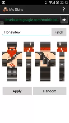 Скриншот приложения Skins for Minecraft Pocket Ed - №1