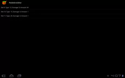 Скриншот приложения PocketInvEditor - №4