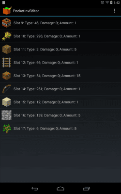 Скриншот приложения PocketInvEditor - №6