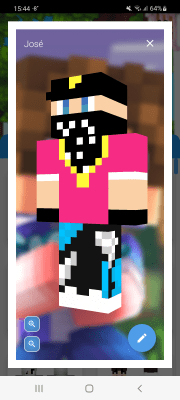 Скриншот приложения Редактор Скинов для Майнкрафт PE (3D) - №11