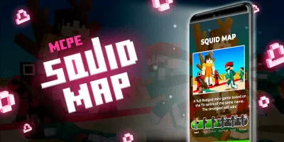 Скриншот приложения Игра в Кальмара MOD for MCPE - №6