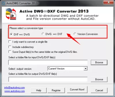 Скриншот приложения DWG DXF Converter - №1