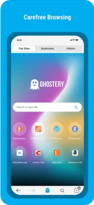 Скриншот приложения Ghostery Dawn Privacy Browser - №1