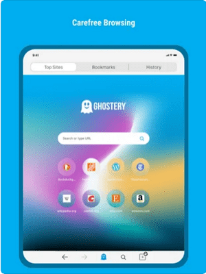 Скриншот приложения Ghostery Dawn Privacy Browser - №3