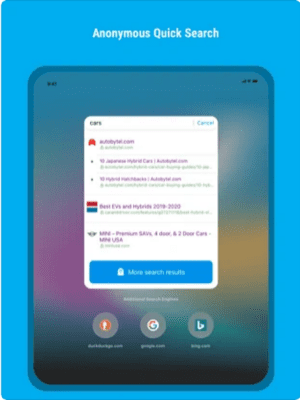 Скриншот приложения Ghostery Dawn Privacy Browser - №5