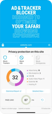 Скриншот приложения Ghostery – Privacy Ad Blocker - №3