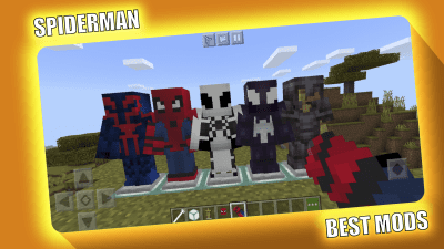 Скриншот приложения SpiderMan Mod for Minecraft PE - MCPE - №1