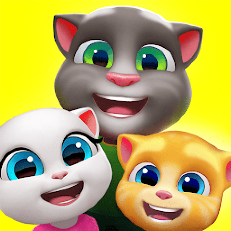 Говорящие друзья на русском. Talking Tom and talking Джинджер. Игра talking Tom friends. Том, Анджела и Джинджер. Говорящий том и друзья том и Анжела.