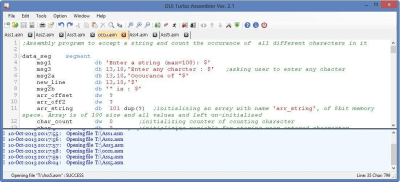 Скриншот приложения Turbo Assembler Editor - №1