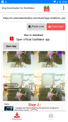 Скриншот приложения Sing Downloader for Starmaker - №1